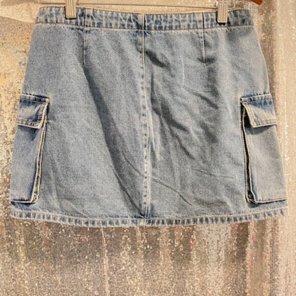 BP Denim Cargo Skirt - Picture 2 of 3